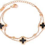 IFKM Gold Bracelets for Women, 14K Gold Plated Dainty Layered Chain Bracelets Adjustable Cute Bangle Link Bracelet Set